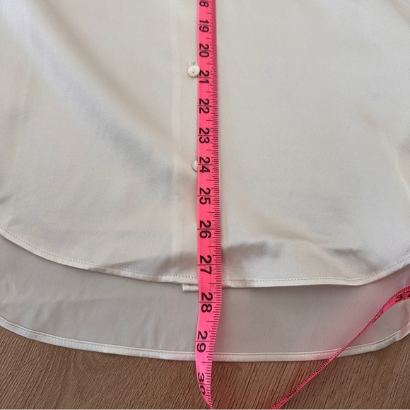 New With Tags 100% Silk Blouse/Shirt sz L - Champagne - Picture 14 of 15